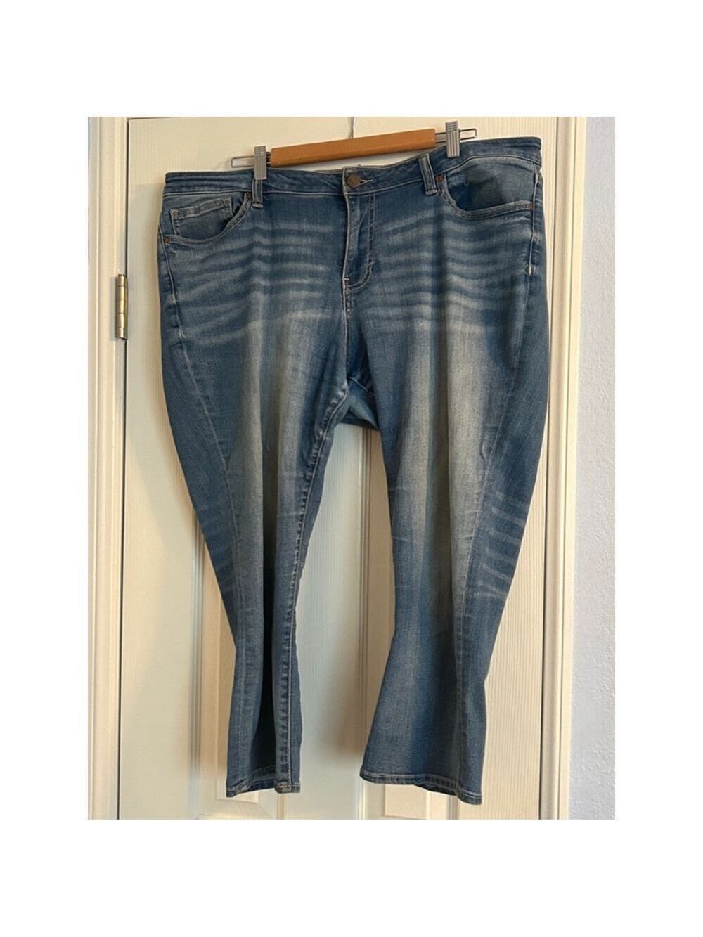 🔵BKE Harper Denim Capri Jeans Blue 36
